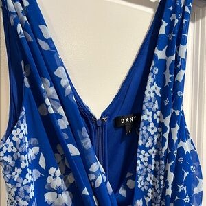 DKNY Blue Floral Dress